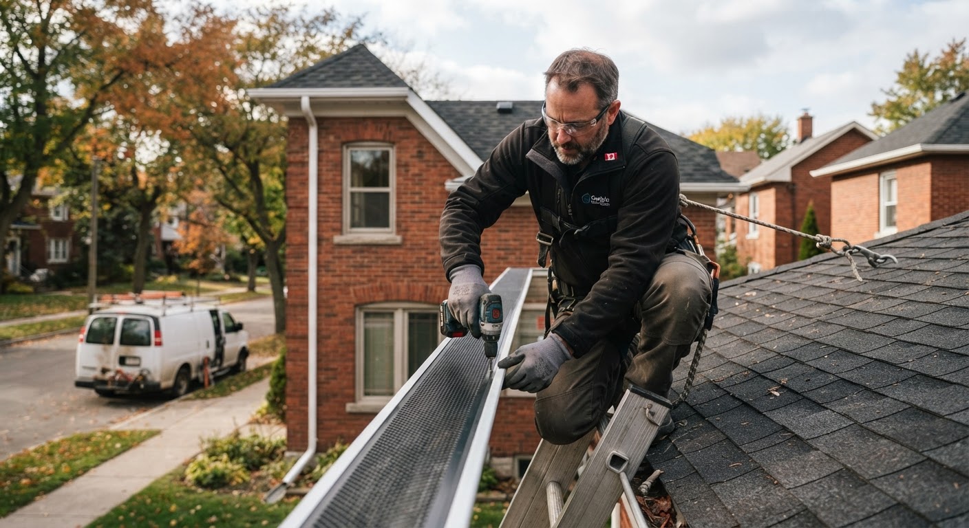Gutter Guard Installation in Guelph